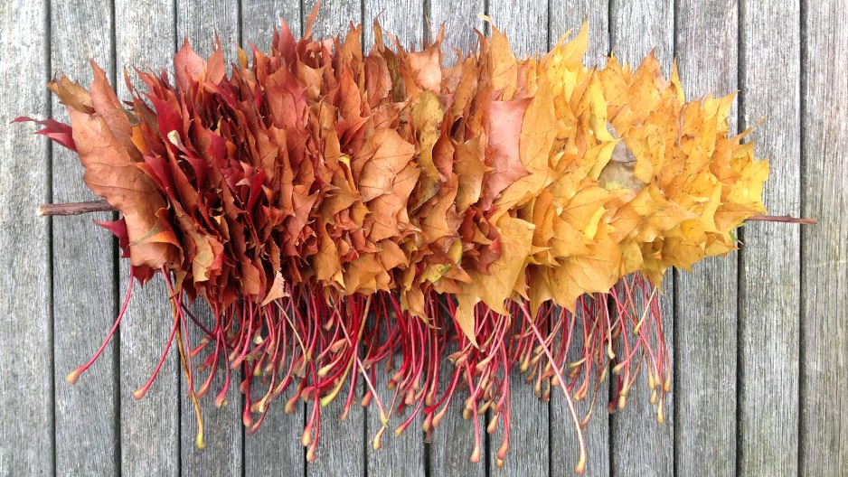 Autumn on a stick