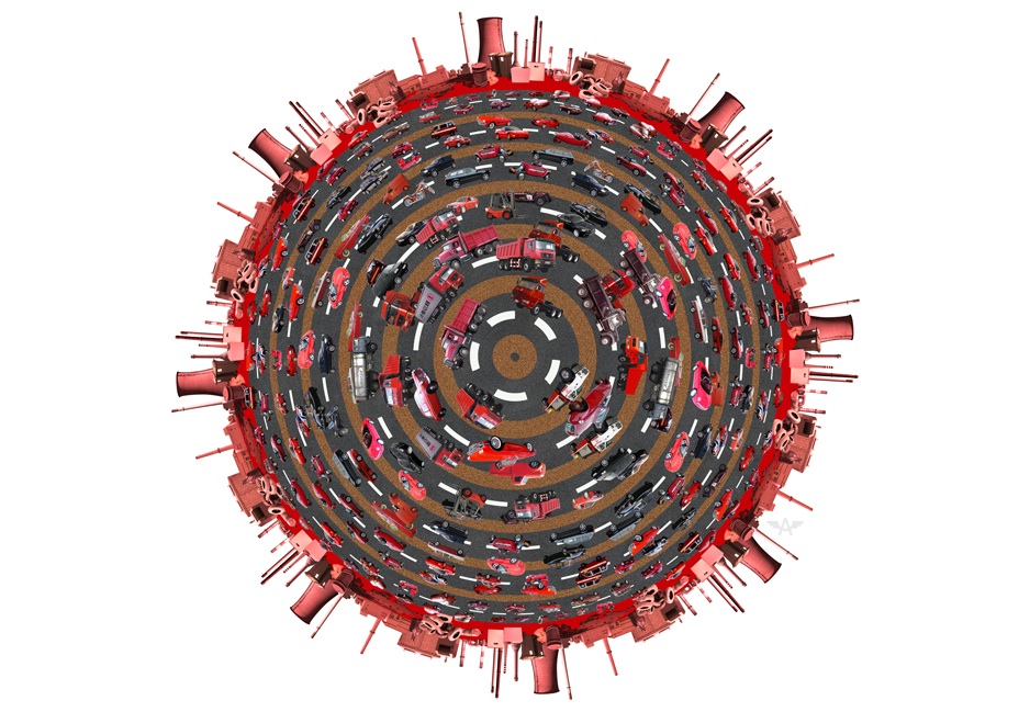 Red sphere